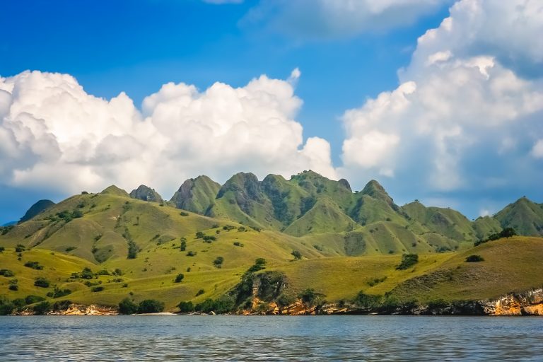 Stunning landscape of Komodo Island, Indonesia