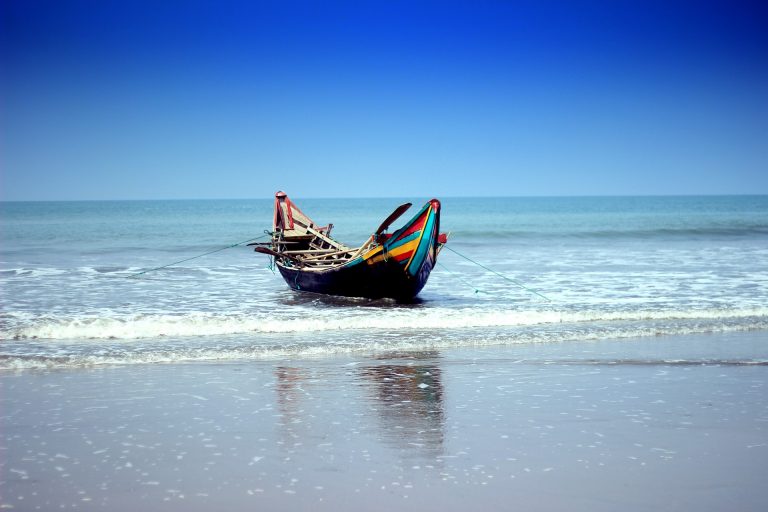 Fishing boat in Saint Martin Island